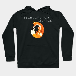 Cute Fox Mama with little fox baby Mother Love Quote Mothers Day Gift Hoodie